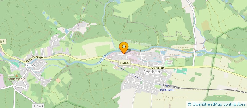 localisation de l'entreprise ACTRP  SENTHEIM