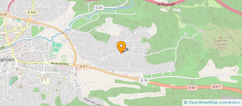localisation de l'entreprise ACTS83 à BRIGNOLES