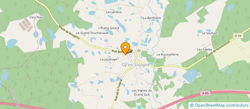 localisation de l'entreprise ACTTE à SOINGS-EN-SOLOGNE