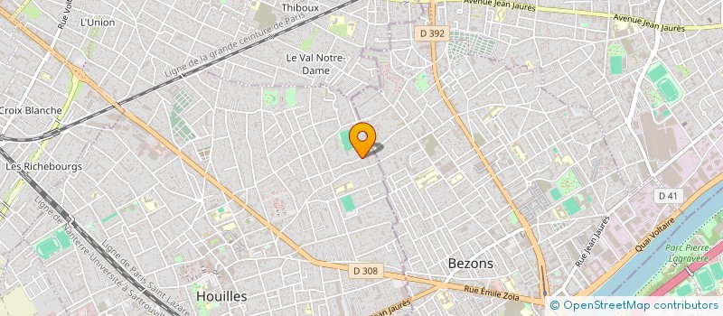 localisation de l'entreprise ACTTOP  HOUILLES