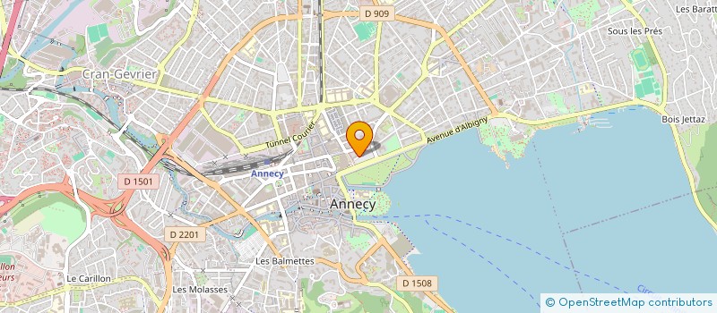 localisation de l'entreprise ACTU à ANNECY