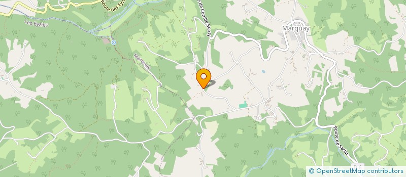 localisation de l'entreprise ACTU-CUISINES à PEYZAC-LE-MOUSTIER