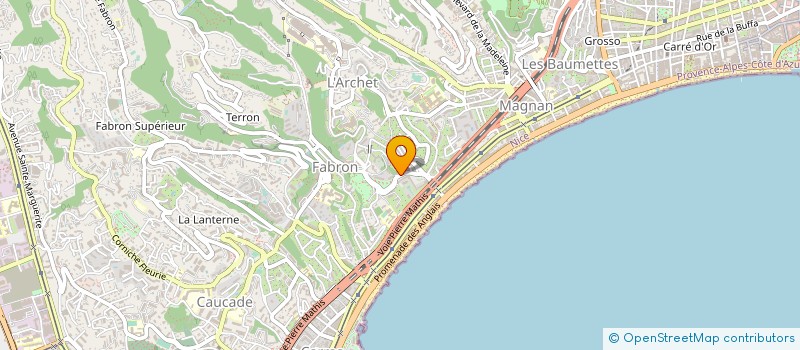 localisation de l'entreprise ACTU CYCLISME FEMININ  NICE