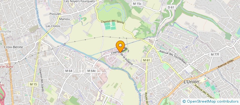 localisation de l'entreprise ACTU ENERGIE à L'UNION