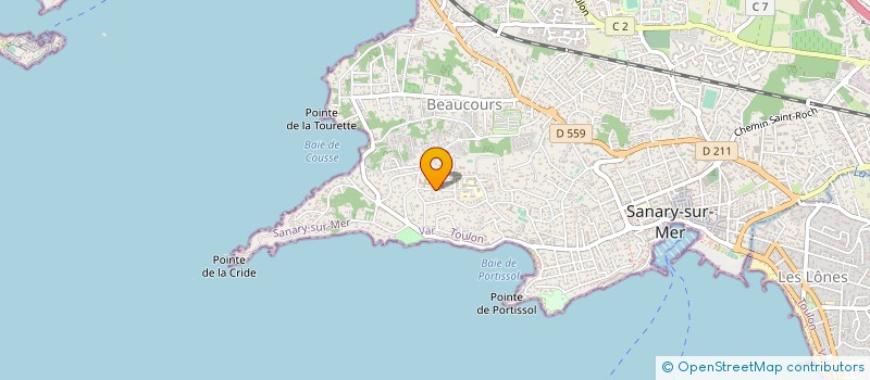 localisation de l'entreprise ACTU SHOES à SANARY-SUR-MER