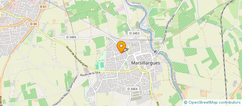 localisation de l'entreprise ACTU SPORT  MARSILLARGUES