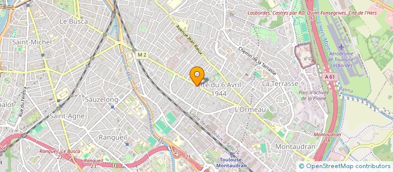 localisation de l'entreprise ACTUA ASSURANCES ET CONSEILS à TOULOUSE