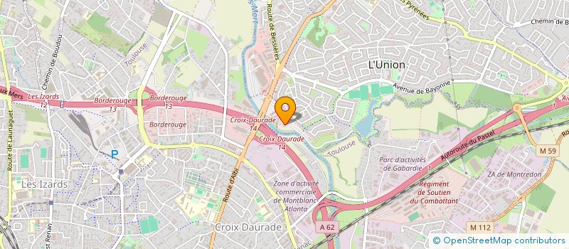 localisation de l'entreprise ACTUA AUTOS à L'UNION