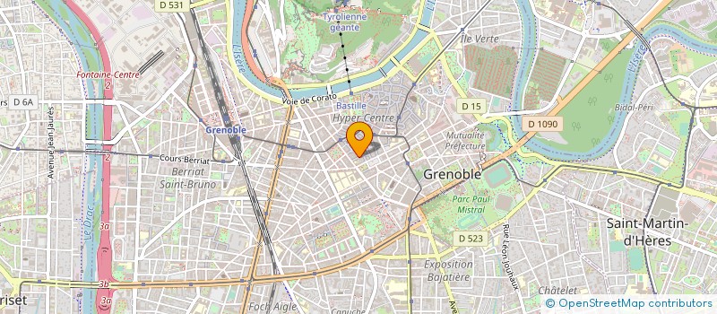 localisation de l'entreprise ACTUA COMPAGNY à GRENOBLE