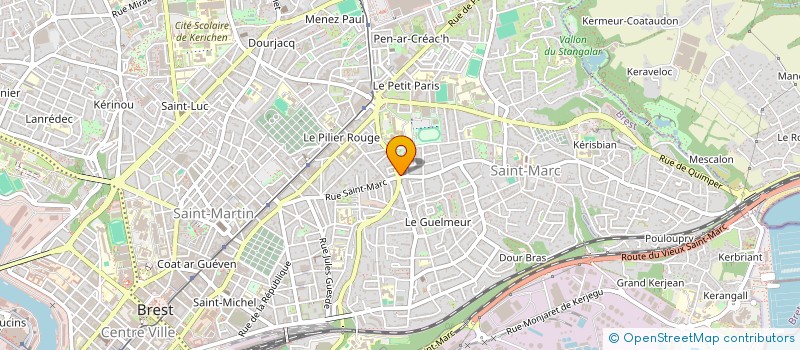 localisation de l'entreprise ACTUA CONFORT à BREST