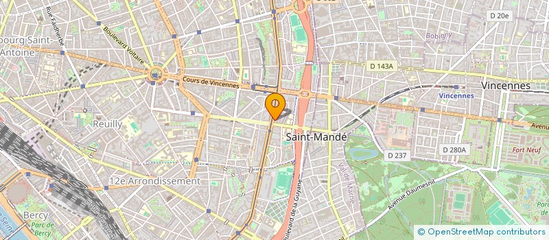 localisation de l'entreprise ACTUA CYCLE  PARIS