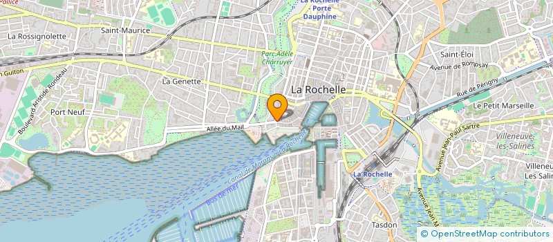 localisation de l'entreprise ACTUA DECO à LA ROCHELLE
