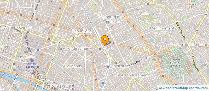 localisation de l'entreprise ACTUA DIFFUSION  PARIS