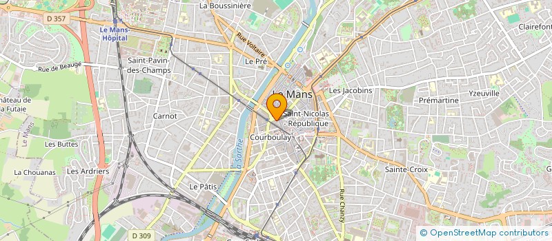 localisation de l'entreprise ACTUA IMMO à LE MANS
