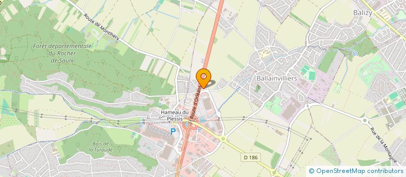 localisation de l'entreprise ACTUA PISCINE à BALLAINVILLIERS