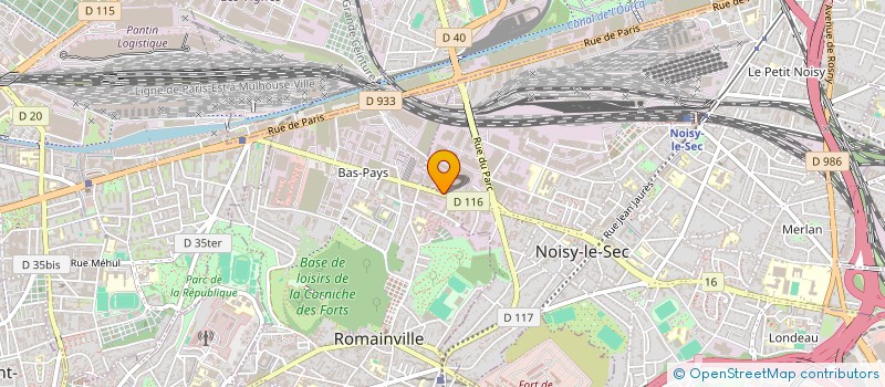localisation de l'entreprise ACTUA PROMOTION à NOISY-LE-SEC