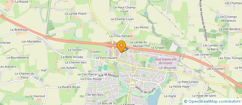 localisation de l'entreprise ACTUA PUB  RIVES-DU-COUESNON