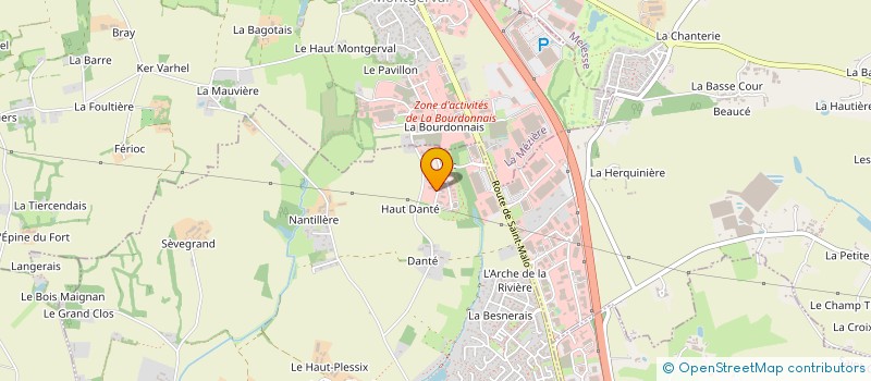 localisation de l'entreprise ACTUADENT à LA CHAPELLE-DES-FOUGERETZ