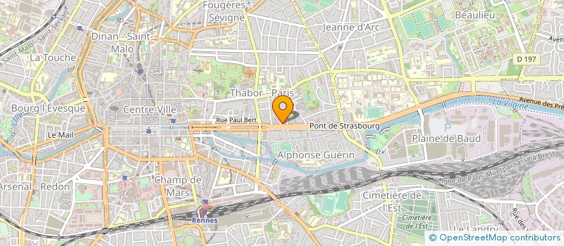 localisation de l'entreprise ACTUAL COMPUTER à RENNES