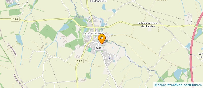 localisation de l'entreprise ACTUAL MUSIC EVENTS  LA MERLATIERE