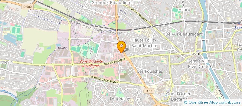 localisation de l'entreprise ACTUAL NETWORK  LAVAL