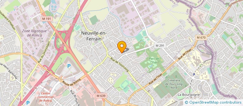 localisation de l'entreprise ACTUAL PARQUET  NEUVILLE-EN-FERRAIN