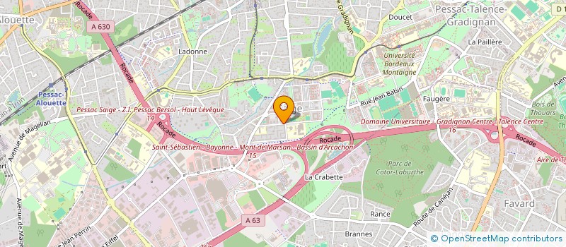 localisation de l'entreprise ACTUAL PERSP PATHOLOGIE CARDIOVASCUL à PESSAC