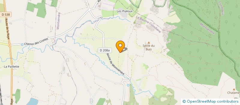 localisation de l'entreprise ACTUALISE RH  LA BAUME-CORNILLANE