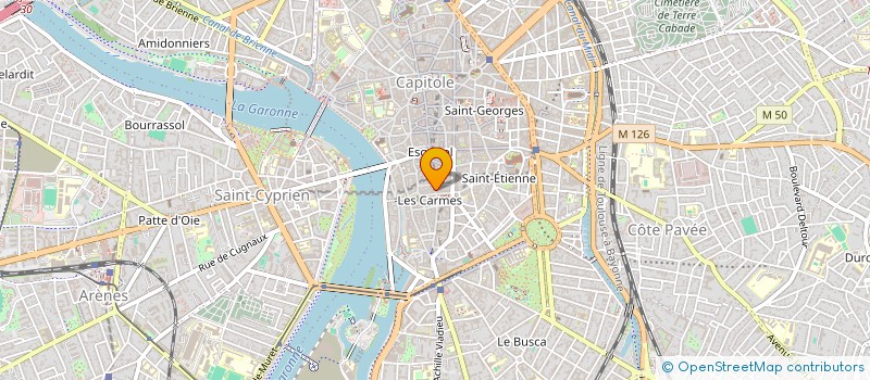 localisation de l'entreprise ACTUALITE COIFFURE à TOULOUSE