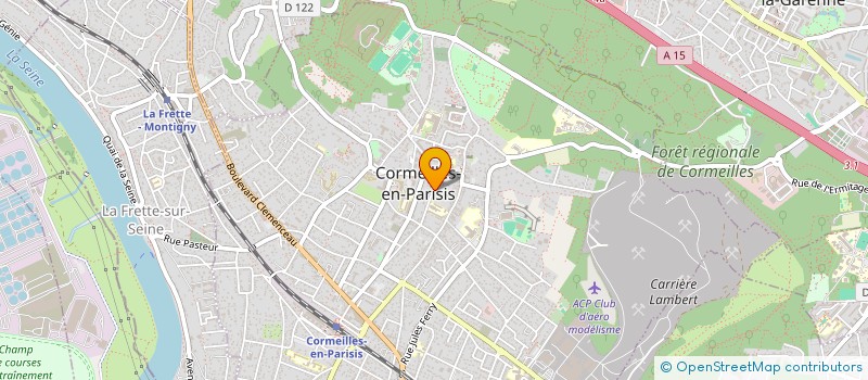 localisation de l'entreprise ACTUALITE PHILATELIQUE à CORMEILLES-EN-PARISIS