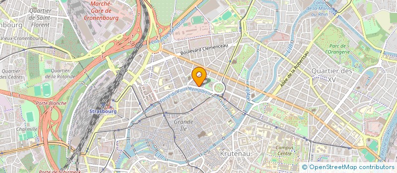 localisation de l'entreprise ACTUALITES JURIDIQUES ET JUDICIAIRES FORMATIONS à STRASBOURG