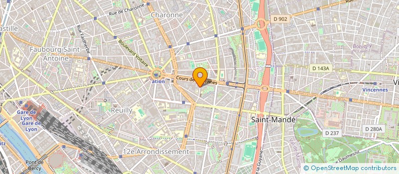 localisation de l'entreprise ACTUALYS  PARIS