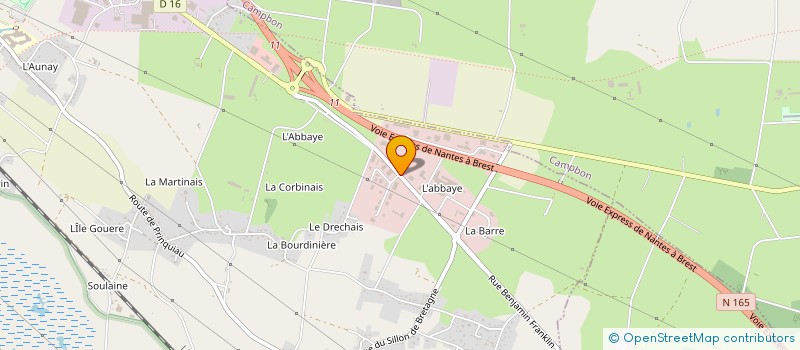 localisation de l'entreprise ACTUARES  PONTCHATEAU