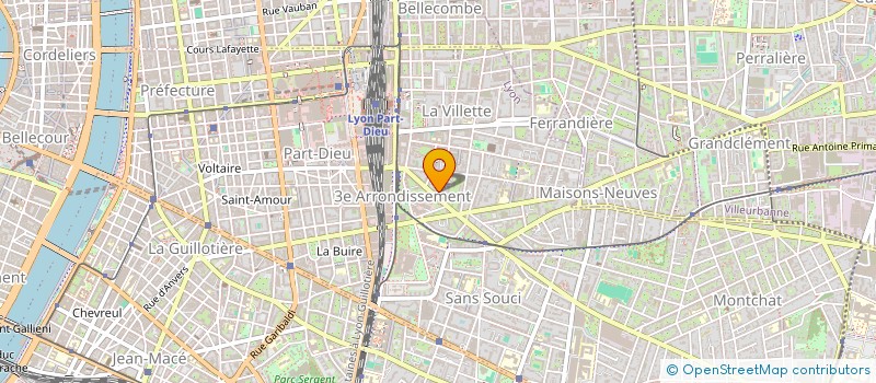 localisation de l'entreprise ACTUBAT à LYON