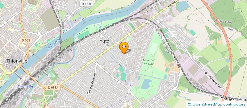 localisation de l'entreprise ACTUCOIFF  YUTZ