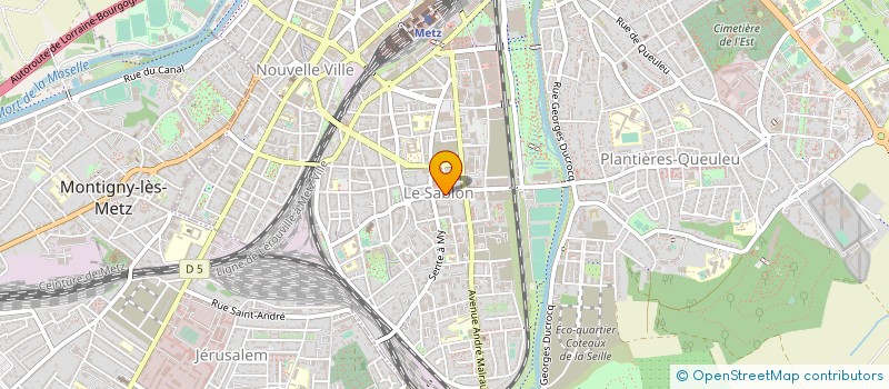 localisation de l'entreprise ACTUEL à METZ