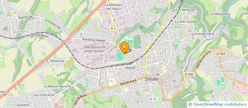 localisation de l'entreprise ACTUEL AUTO IMPORT à DINAN