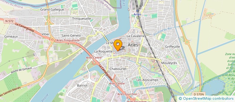 localisation de l'entreprise ACTUEL B à ARLES