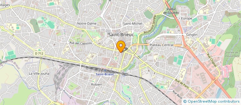 localisation de l'entreprise ACTUEL BODY FORM à SAINT-BRIEUC