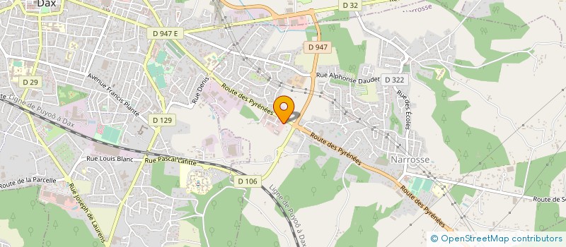 localisation de l'entreprise ACTUEL BURO à NARROSSE