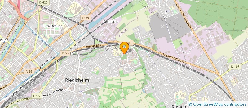 localisation de l'entreprise ACTUEL CONCEPT à RIXHEIM