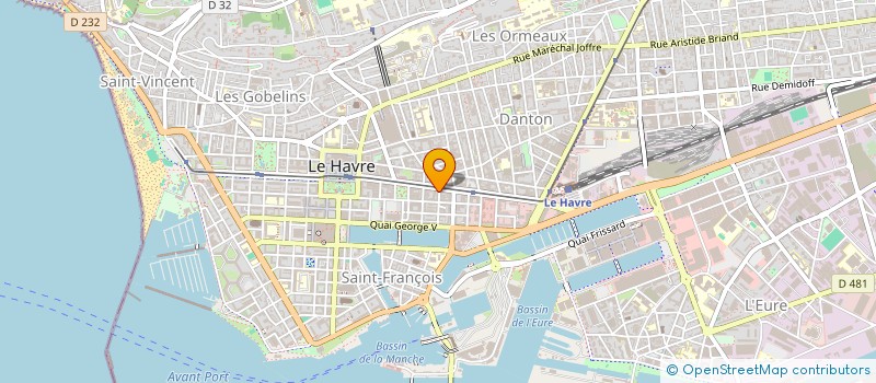 localisation de l'entreprise ACTUEL CONSEIL à LE HAVRE