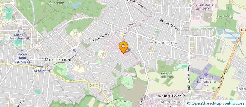 localisation de l'entreprise ACTUEL DISTRIBUTIONS à MONTFERMEIL