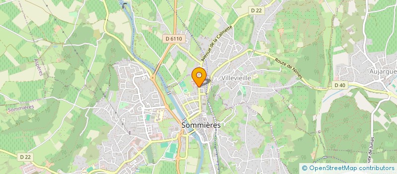 localisation de l'entreprise ACTUEL FERMETURES  SOMMIERES