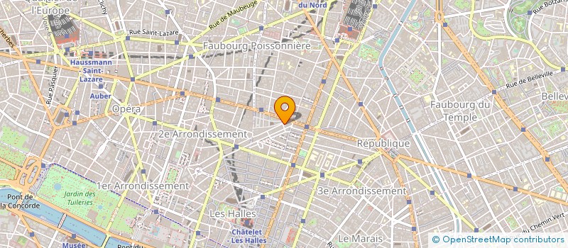 localisation de l'entreprise ACTUEL FOR MEN à PARIS
