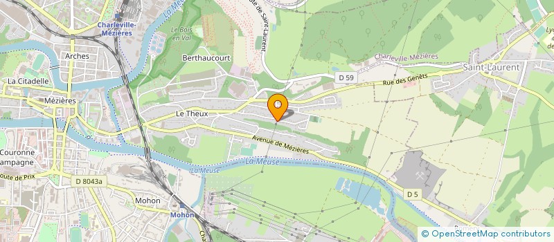 localisation de l'entreprise ACTUEL INSTIT FRANCAIS DE PHYSIOTHERAPIE à CHARLEVILLE-MEZIERES