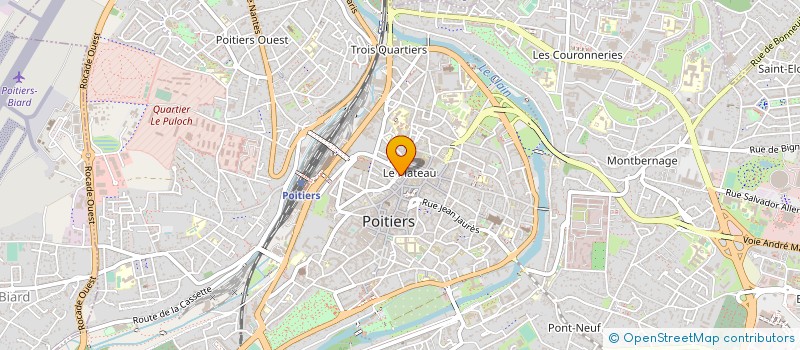 localisation de l'entreprise ACTUEL INTERIEUR SARL à POITIERS