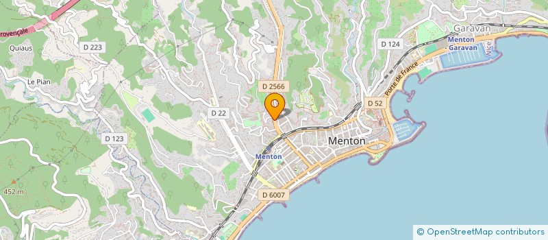 localisation de l'entreprise ACTUEL INVESTISSEMENT à MENTON