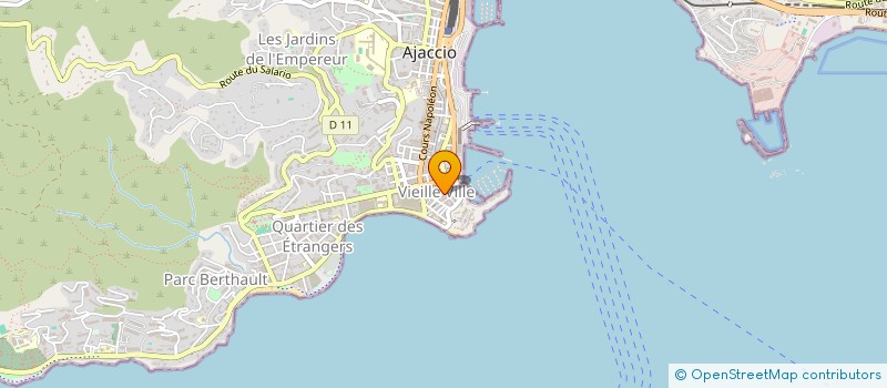 localisation de l'entreprise ACTUEL KIOSQUE à AJACCIO