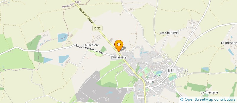 localisation de l'entreprise ACTUEL OPTIQUE  VAIRE